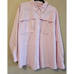 World Wide Sportsman Shirt unisex  2XL pink  Fishing Outdoor Vented Performance